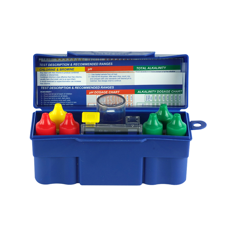 1911 5-modo Test Kit pro Pool & Spa Test Chlorine, Bromine, Ph, Acidum Demand, Total Alkalinity